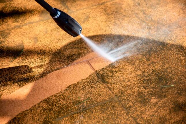 Pressure washing